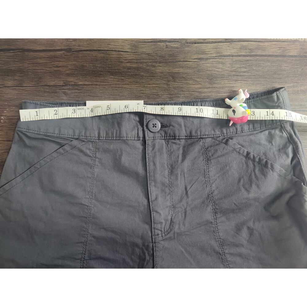 Social Standard By Sanctuary Washed Black Dark Gray Poplin Cargo Pants NWT M - Picture 3 of 10